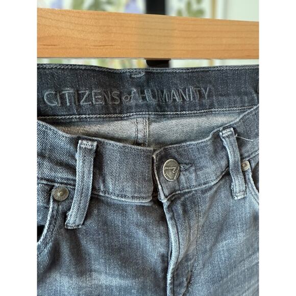 Citizens of Humanity Avedon Rocket High Rise Skinny Jeans Black Womens Size 25 - Picture 8 of 15